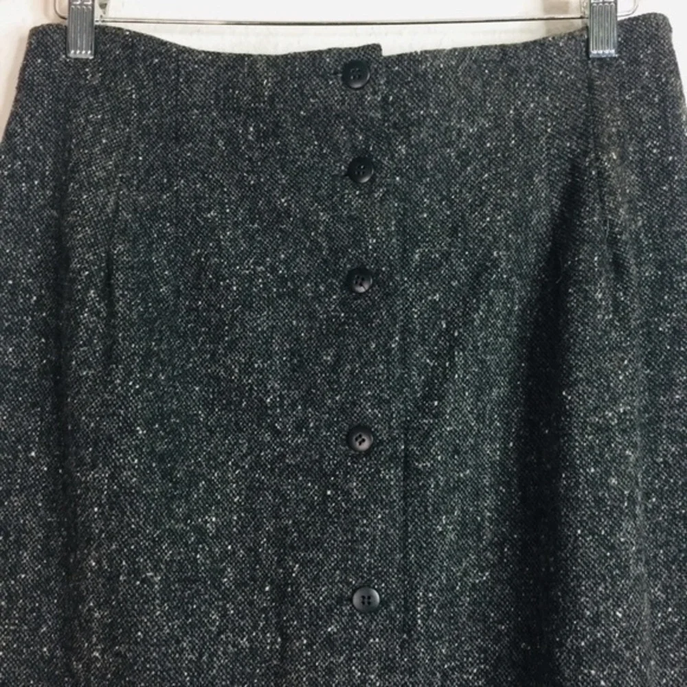NORTHERN ISLES Wool Button Down‎ Pencil Skirt